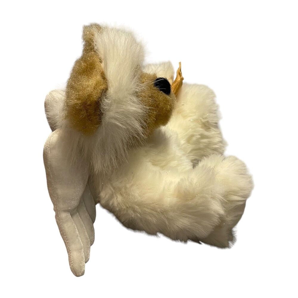 First & Main Snow Angels Kids White Brown Body Suit Stuffed Animal Plush Toy - Picture 4 of 8